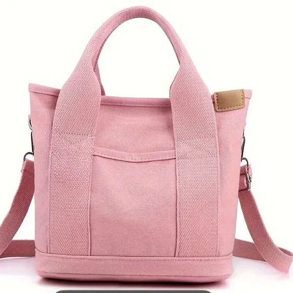 Mini Canvas Tote Bag W/ Hello Kitty Patches & Hello Kitty Card Holder NWOT - Picture 13 of 13